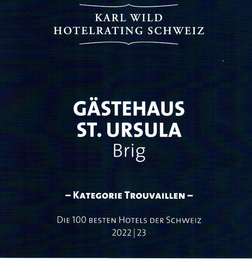 Gaestehaus St. Ursula Brig Exterior foto